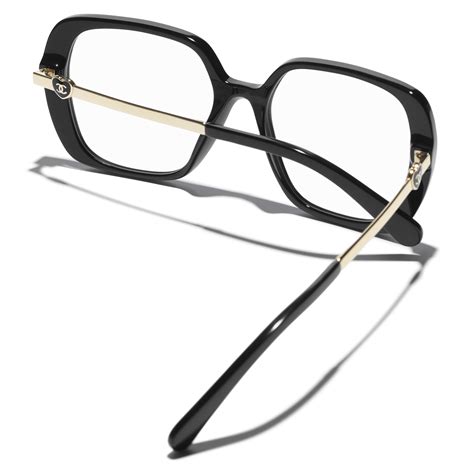 chanel santini glasses|CHANEL Eyeglasses: Square Eyeglasses, acetate & metal — .